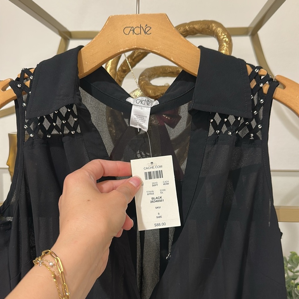 Cache black tunic - Picture 6 of 9